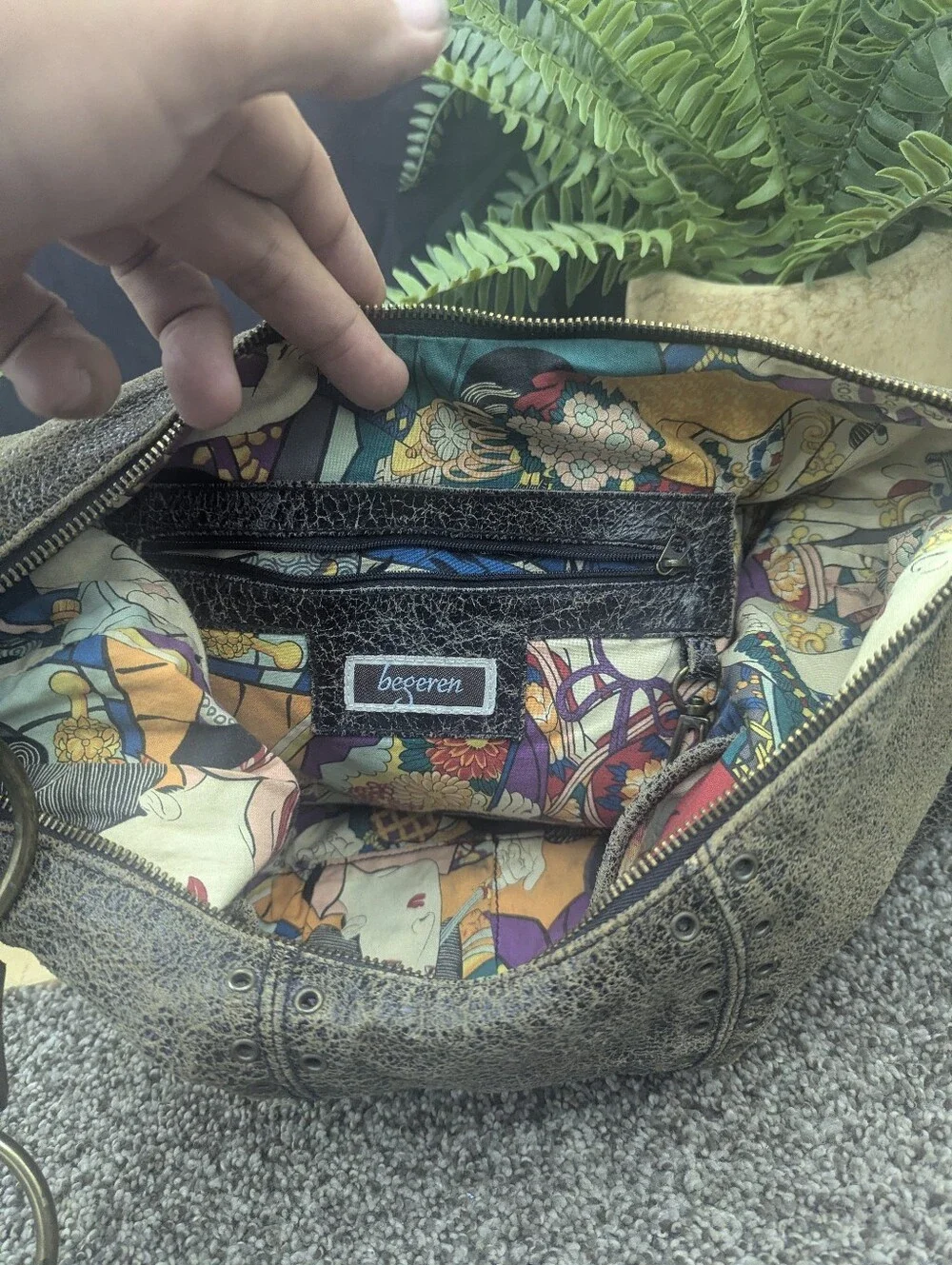 Begeren Distressed Lambskin Hobo Bag ****Price Firm****.   Read*****************